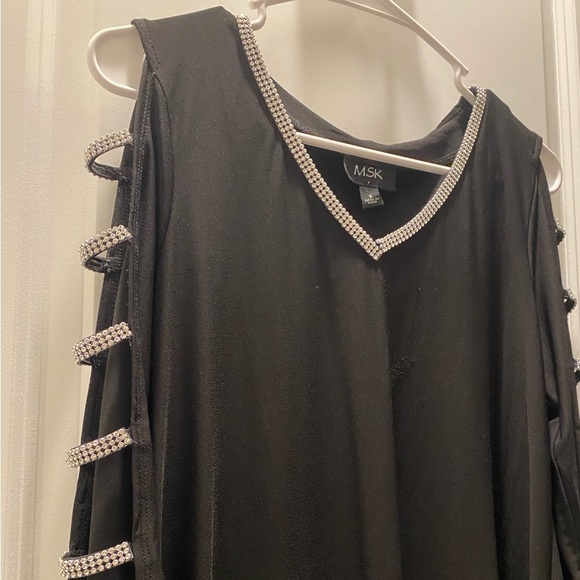 MSK BLACK DRESS SIZE S - Picture 2 of 11